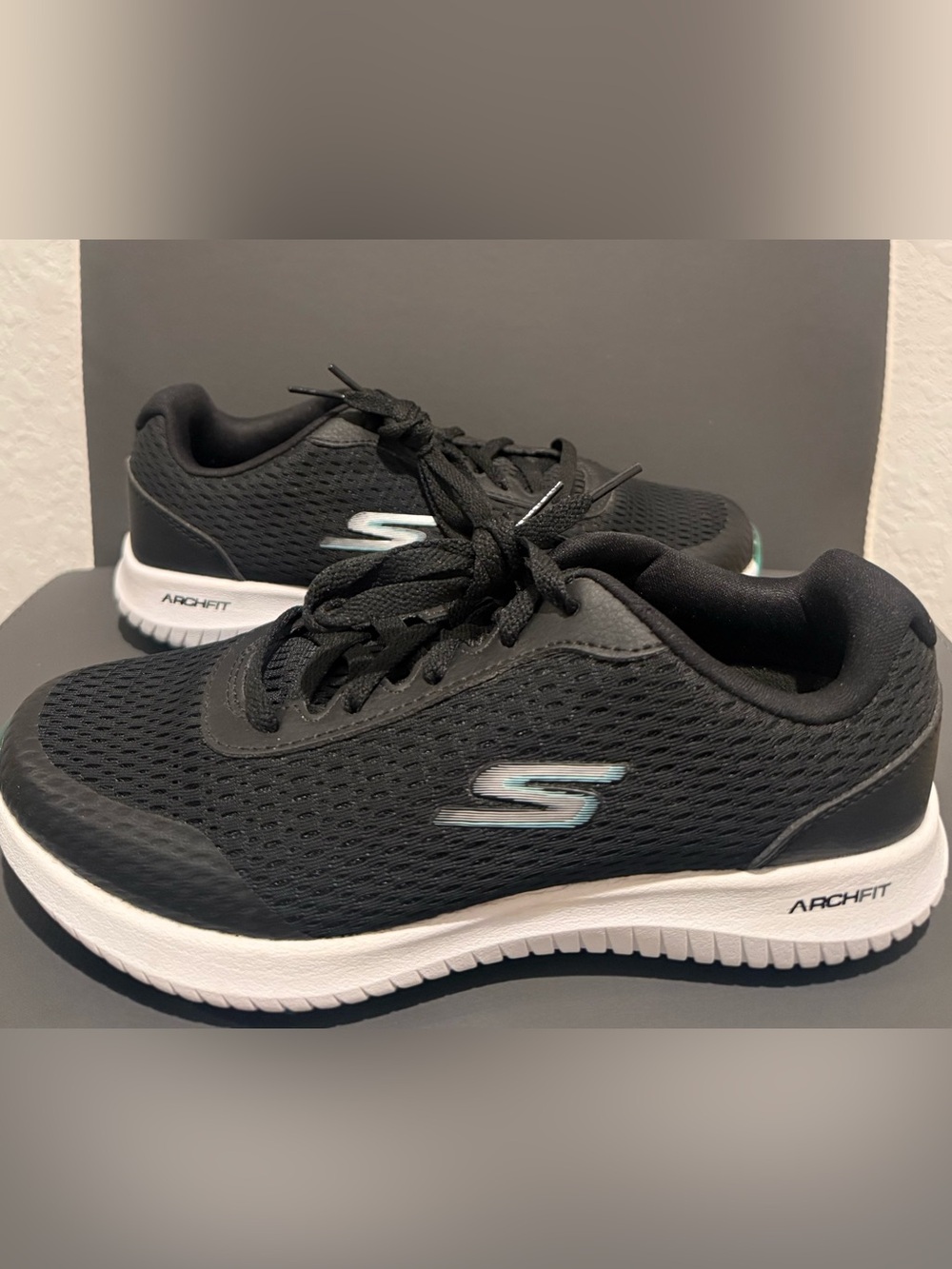 Skechers GO GOLF Max Fairway 3 Women's Golf Shoe Black / Turquoise Size 6.5 NEW